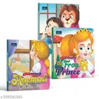 BOOKFORD Fairy Tale Shaped Board Book |Beauty and the Beast, Rapunzel, and The Frog Prince | for kids | fairy tales for kids | board book | story book | 