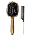 Majestique Paddle Hair Brush and Detangle Tail Comb 