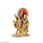 Metal Radha Krishna Statue 