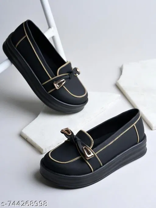 Shoetopia Girls Casual Shoes Black (8.0)