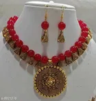 Elegant Alloy & Pearl Jewellery Sets