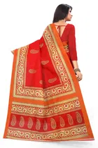 Silk Printed Saree for Women 