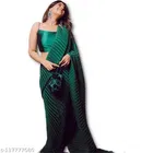 Crushed Satin Party Wear Saree for Women 