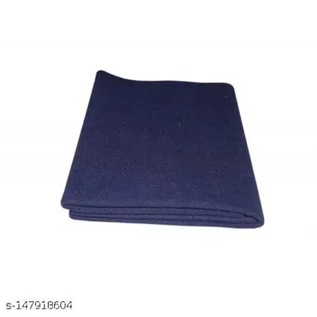Cotton Mattress Protection Sheet (Navy Blue, 28x20 inches)