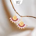 Brass Pearl Ear Cuffs for Women 