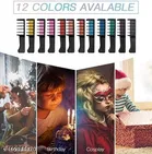 Hair Chalk for Girls Temporary Hair Color, Multicolor, Pack of 12