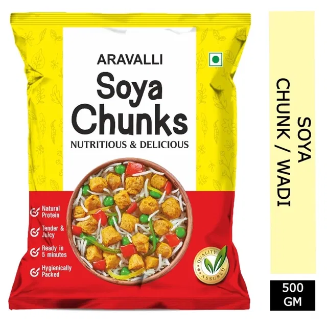 Aravalli Premium Soya Chunks 500 g