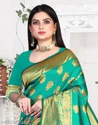 Banarasi Silk Zari Woven Saree for Women 
