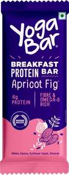 Yogabar Breakfast Protein Bar Apricot Fig 2X45 g 