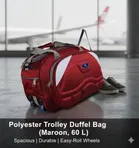 Polyester Trolley Duffel Bag 