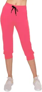 Cotton Solid Capri for Women 
