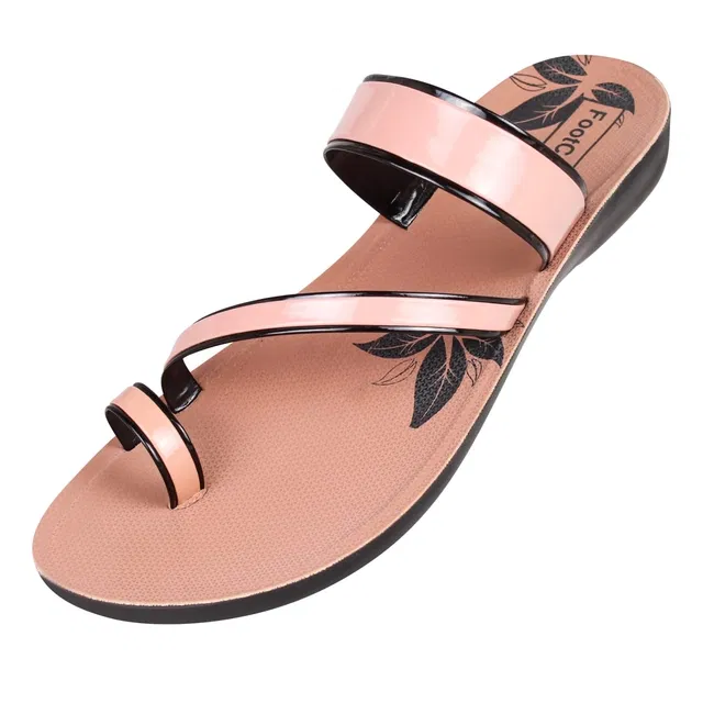 Flats for Women (Peach, 7)