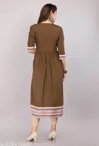 Rayon Embroidered Kurti for Women 