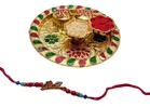 Combo of Rakhi with 4.5 inch Plate 