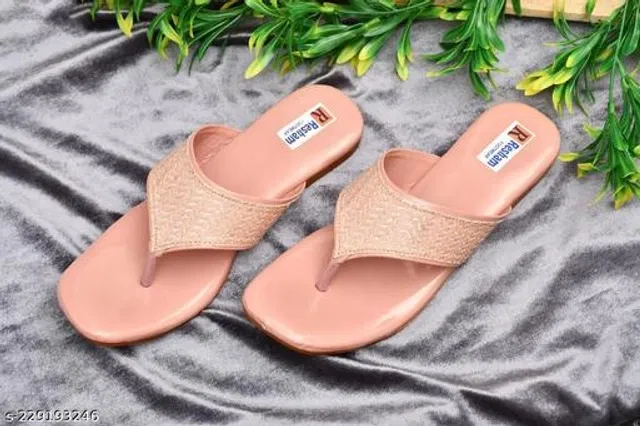 Flats for Women (Pink, 4)