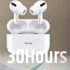 TecSox TecPod Wireless Earbuds [White]