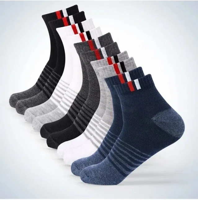 Polycotton Socks for Men (Multicolor, Set of 5)