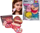 Combo of Makeup Palette & Sponges 