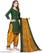 Cotton Printed Salwar Suit & Dupatta Sets for Women 
