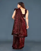Lycra Sequence Saree for Women 