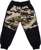 Woolen Printed Winter Trackpants for Boys (Brown, 12-18 Months)