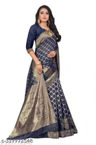 Cotton Zari Woven Saree for Women 