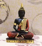 Meditating Blessing Buddha Statue for Home Decor Decorative Showpiece - 22 cm 