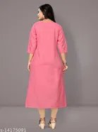 Floral Embroidered Cotton Blend Kurti for Women 