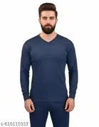 Cotton Blend Thermal Top for Men, Assorted 