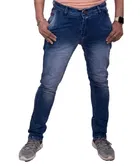Denim Slim Fit Jeans for Men (Blue, 28)