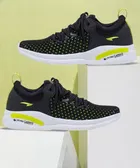 ASIAN Casual Sports Shoes for Men, Black & Parrot Green 