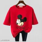Cotton T-shirt for Women, Red 