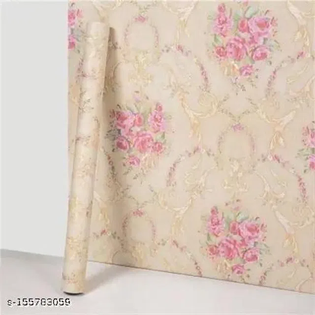 Bliss Vinyl Wallpaper for Home (Multicolor, 45x500 cm)