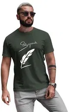 Ruggstar Casual Printed Round Neck T-Shirt For Men 