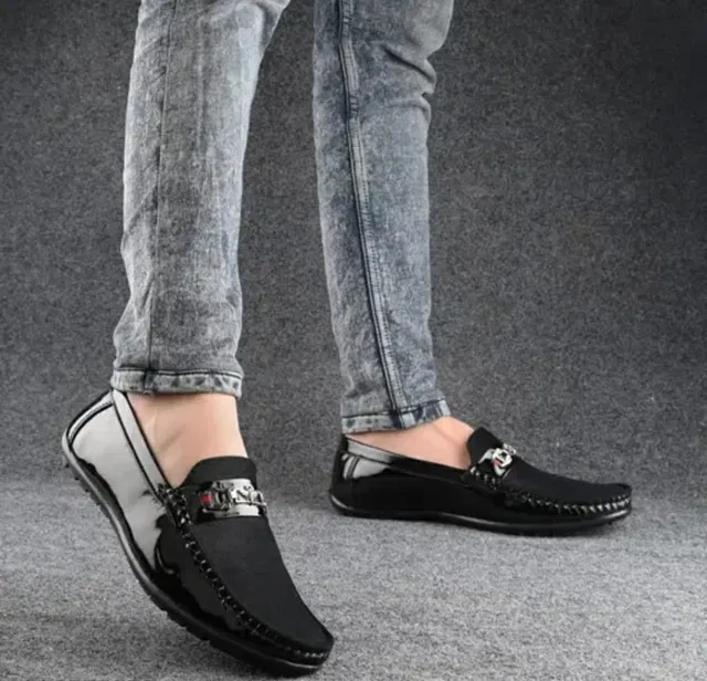 Loafers for Men (Black, 10)