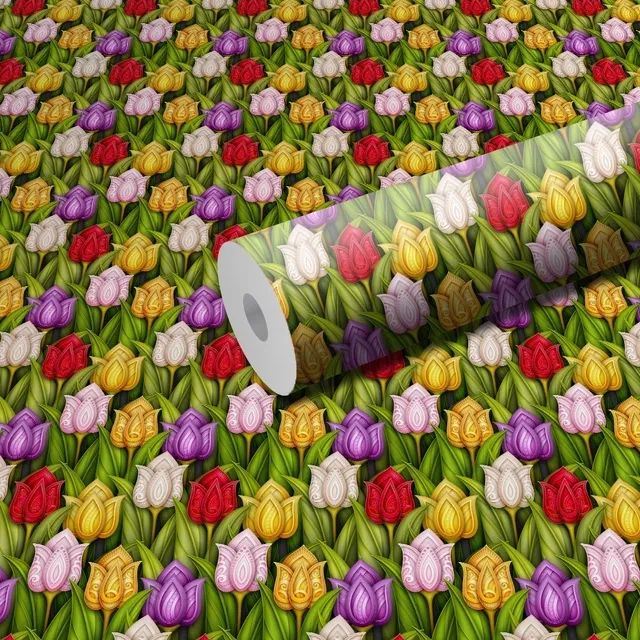 Vinyl Wallpaper Sticker for Wall Decoration (Multicolor, 300x40 cm)