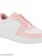 Colorblocked Synthetic Sneakers for Girls 