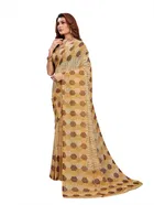 Georgette Printed Saree for Women 