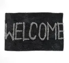 Microfiber Doormat, Pack of 2, Black 