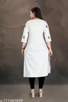 Ethnic Motif Cotton Kurti for Women 