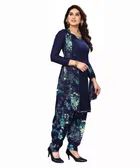 Crepe Unstitched Dress Material for Women 