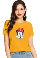 Half Sleeves Printed T-shirt for Women & Girls 