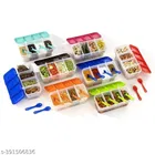 Plastic 4 in 1 Storage Container with Spoons 
