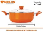 NIRLON Aluminium Serving Casserole with Lid 