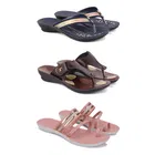 Combo of Slippers & Flats for Women 