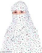 Eloska World Women's Printed Multi Star Scarf 