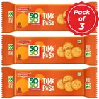 Britannia 50-50 Timepass Salted Biscuits, 58 g (Pack of 3)