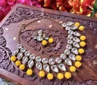 Alloy Necklace with Earrings for Women 