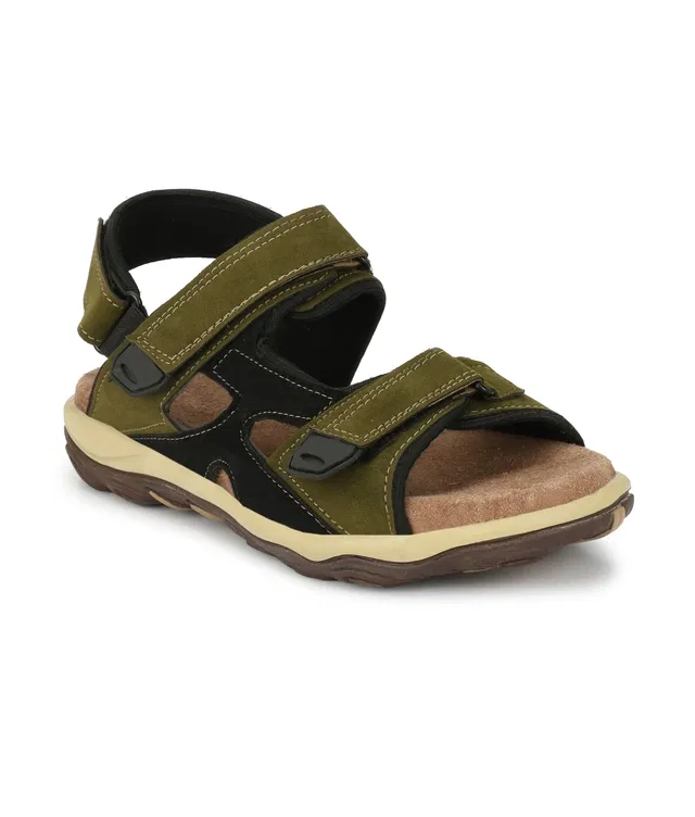 Sandals for Men (Olive, 7)
