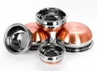 LEROYAL  Stainless Steel Copper Bottom Handi Pot Set 